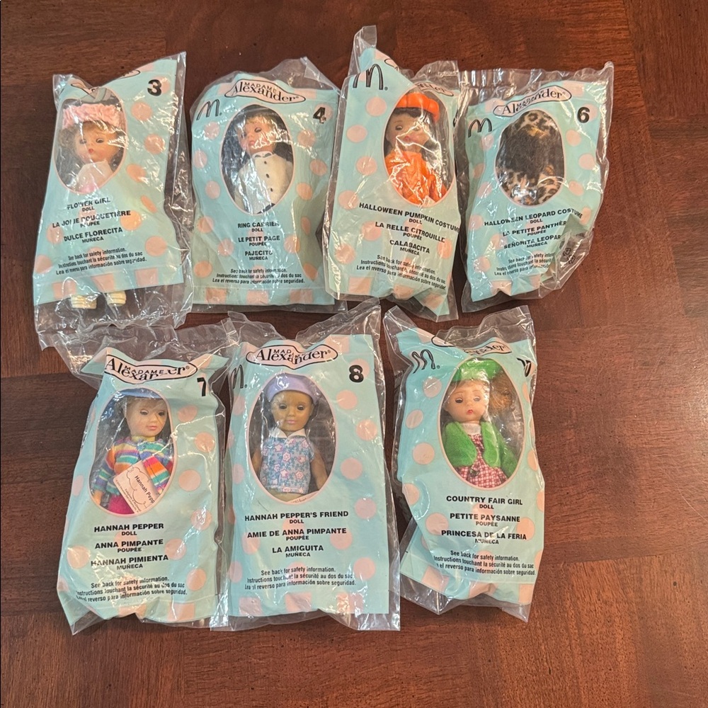 McDonalds 2003 Madame Alexander Doll New in Package Happy Meal Toys You Choose
